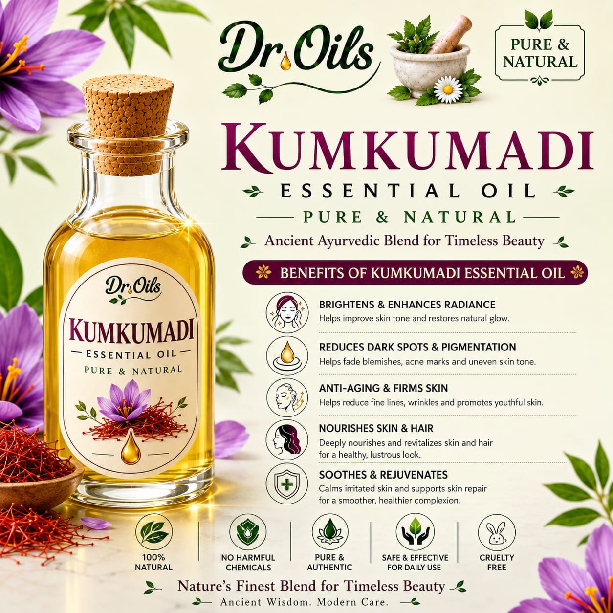 Kumkumadi Essential Oil - Image 2